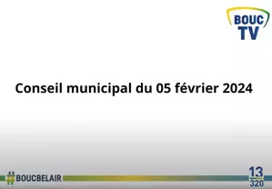 Conseil municipal du 05 Février 2024