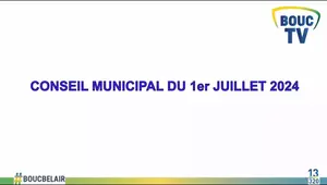 Conseil Municipal du 1er Juillet