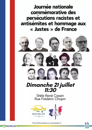 Journée nationale à la mémoire des victimes des crimes racistes et antisémites de l’Etat français et d’hommage aux « Justes » de France